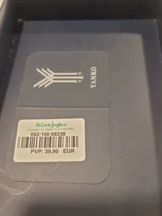 Tarjetero Billetero de piel Yanko negro