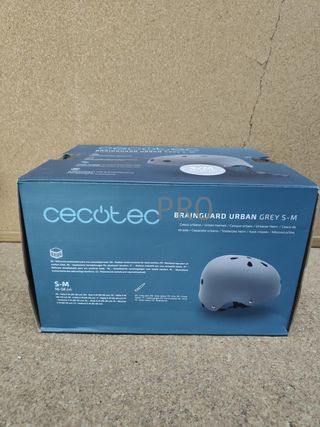 Casco Urbano y Montaña para Bicicletas S-M gris Cecotec
