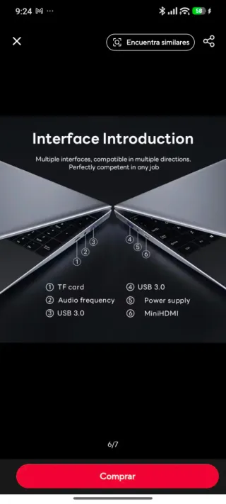 Portátil 15.6 Intel CORE i3, 16 GB RAM, SSD 512 GB