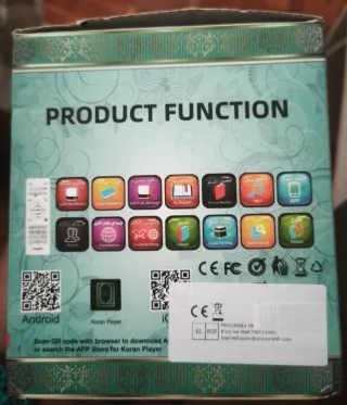 Altavoz Corán con Reloj Digital