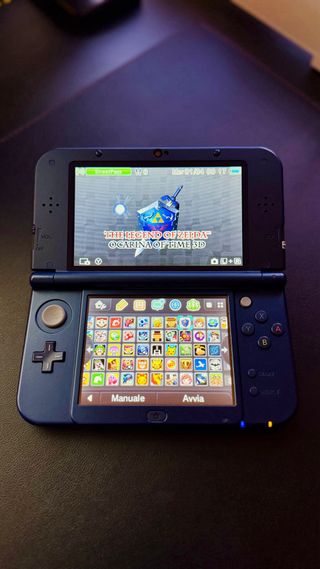 +200 Giochi New Nintendo 3ds XL Blu