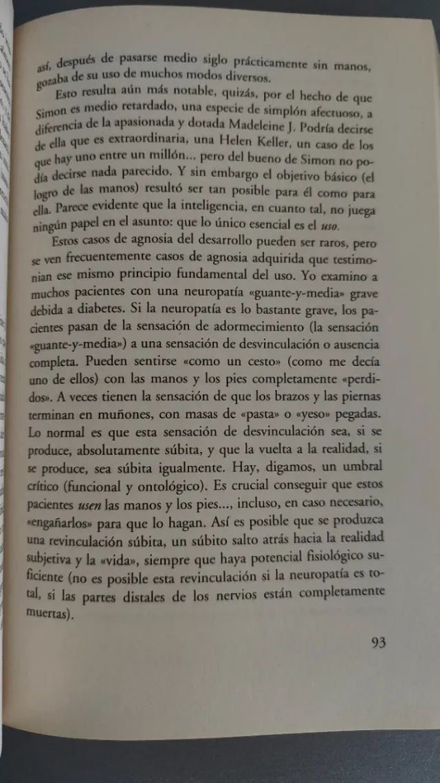 El hombre que confundió a su mujer con un sombr...