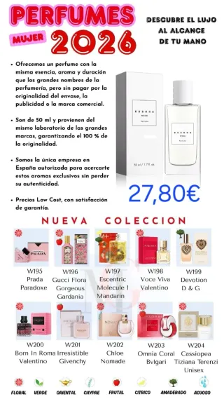 Perfumes ESSENS Esencias Originales