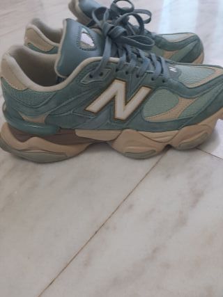 New Balance Beige/Teal Zapatillas Deportivas