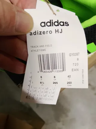 Scarpe atletica Adidas taglia 42