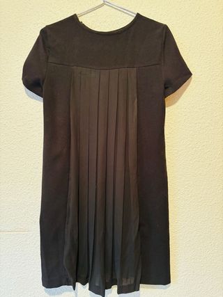 Vestito Zara Nero Elegante con Cerniera sulla Spalla