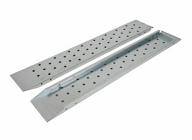 Juego 2 rampas metálicas para remolque/furgoneta