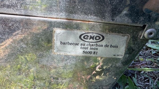 Barbacoa carbon ENO para barco