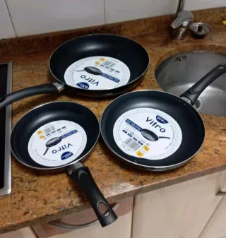 Set padelle + casseruola BERGNER - Antiaderente Pixel