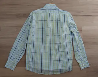 Camisa SMF xadrez azul e verde
