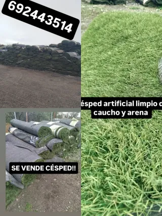 Césped artificial reciclado