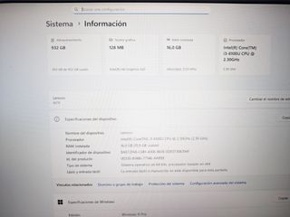 Lenovo Ideapad Portátil 1TB-16GB Plata