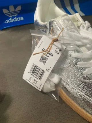 Adidas Samba OG Plata Talla 38 Mujer