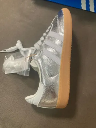 Adidas Samba OG Plata Talla 38 Mujer