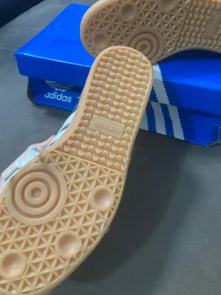 Adidas Samba OG Plata Talla 38 Mujer