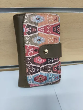 Conjunto Cartera y Tarjetero Estampado