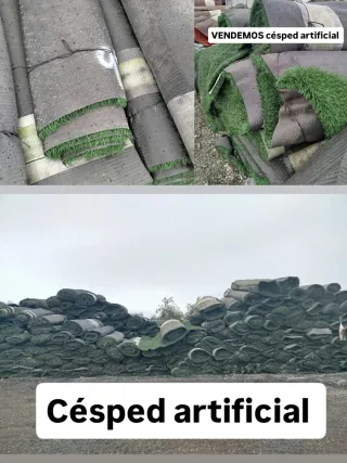 Césped artificial en rollos