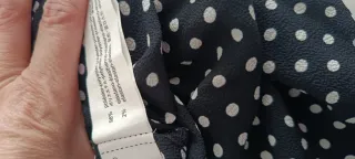 Mono corto lunares negro y blanco Stradivarius T.S