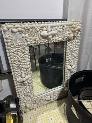 Espejo Decoración Marina Conchas