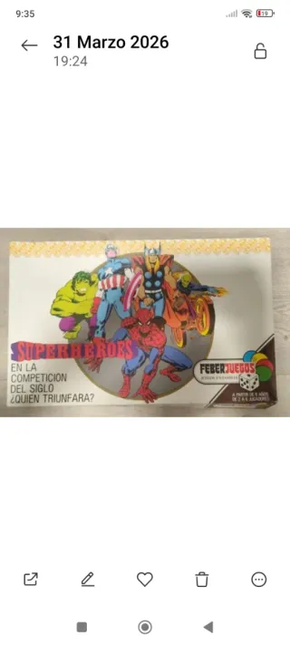SUPERHEROES(Feber juegos) Nuevo y precintado.