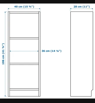 Scaffale libreria Billy di Ikea