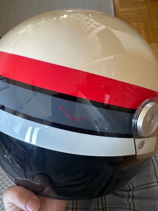 Casco de moto estilo vintage
