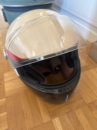 Casco de moto estilo vintage