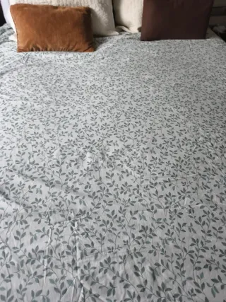 Funda Nórdica Hojas Verdes y