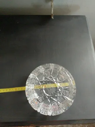 Posacenere in cristallo decorato