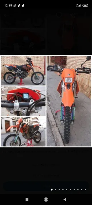 KTM 250 4t Enduro Naranja
