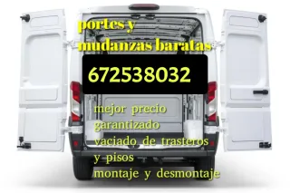 Portes y mudanzas baratas