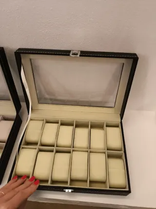 Scatola porta orologi lusso 6 posti