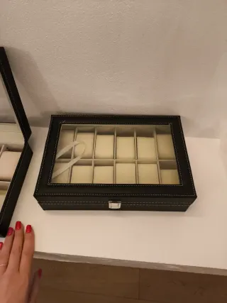Scatola porta orologi lusso 6 posti