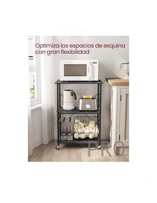 Scaffale da Cucina con Ruote