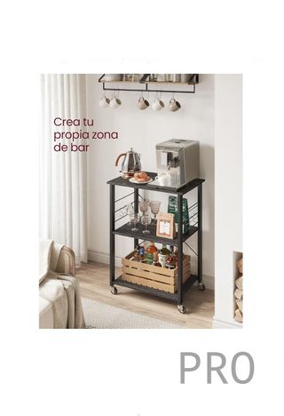 Scaffale da Cucina con Ruote