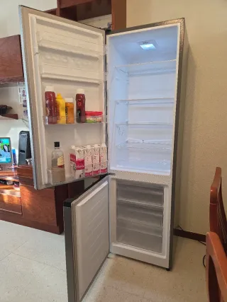 Nevera KROME plateada