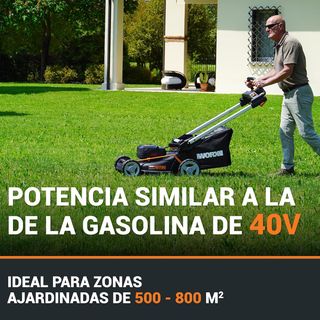 Cortacésped WORX Nitro 40V PowerShare