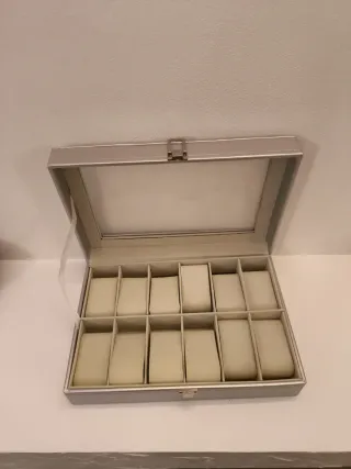 Scatola porta orologi 12 posti