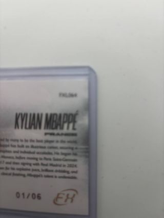 Kylian Mbappé Futera 01/06 Edición Limitada