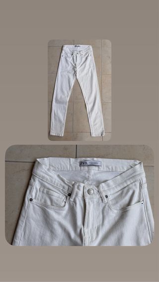 Jeans bianchi donna Zara