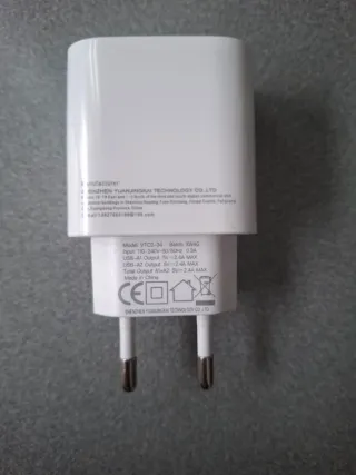 Cargador 2USB 12W nuevo 7e