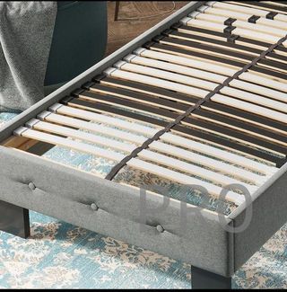 SOMIER blanco/negro 90x200 cm 28 lamas Vitalispa\\