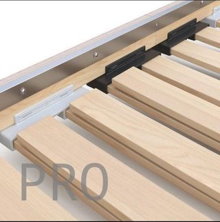 SOMIER blanco/negro 90x200 cm 28 lamas Vitalispa\\