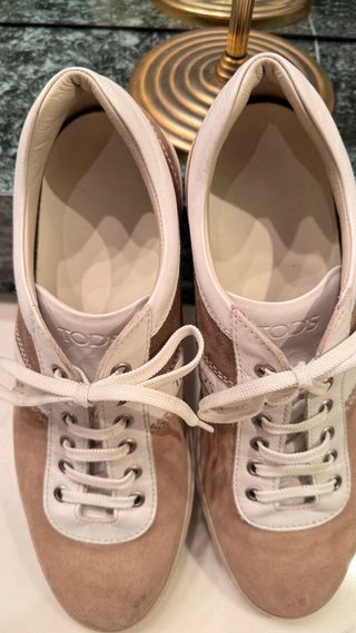 Sneakers Tod's Beige/Bianco Taglia 42.5
