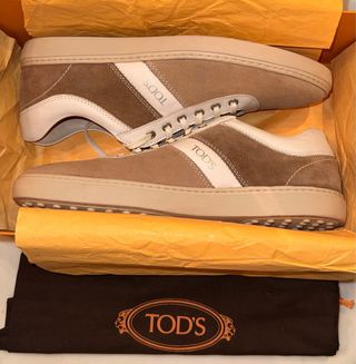 Sneakers Tod's Beige/Bianco Taglia 42.5