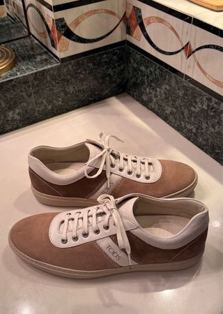 Sneakers Tod's Beige/Bianco Taglia 42.5