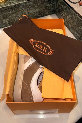 Sneakers Tod's Beige/Bianco Taglia 42.5