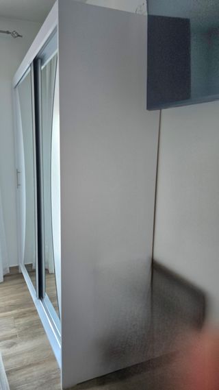 Armario corredero blanco