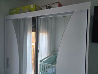 Armario corredero blanco