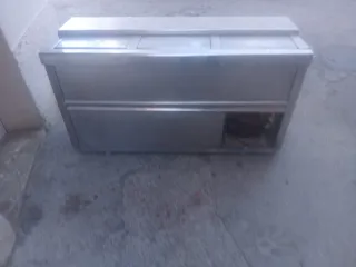 Nevera de acero inoxidable